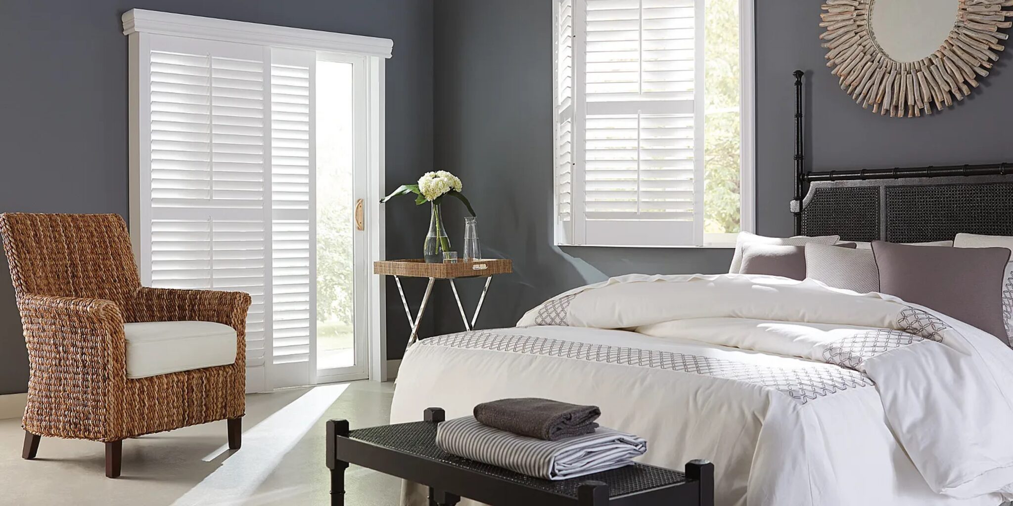 Composite shutter | Floor to Ceiling Sycamore