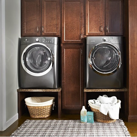 Laundry room flooring | Floor to Ceiling Sycamore